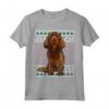 Ugly Christmas Sussex Spaniel Natale Maglietta - Regalo Divertente per Amanti dei Cani - Xmas Santa Hat Design