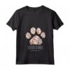 Donna Sussex Spaniel Mama Floreale Zampa Cane Maglietta con Collo a V - Ideale per Amanti dei Cani