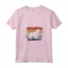Donna Design Retrò Di Cani Sussex Spaniel - Maglietta Vintage con Collo a V - Ideale per Addestratori e Appassionati della Razza