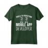 Pixel alla Perfezione - Sviluppatore di App per Dispositivi Mobili Maglietta - Ideale per Programmatori App e Amanti della Codifica