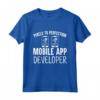 Pixel alla Perfezione - Sviluppatore di App per Dispositivi Mobili Maglietta - Ideale per Programmatori App e Amanti della Codifica