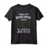 Maglietta Coding Ninja per Sviluppatori di App Mobili - Regalo Geek per Programmatori - Tee Nerd per Appassionati di Tecnologia