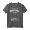 Maglietta Coding Ninja per Sviluppatori di App Mobili - Regalo Geek per Programmatori - Tee Nerd per Appassionati di Tecnologia