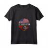 Donna Duel Flag Design Swaziland e Cittadino Americano Maglietta con Collo a V - Orgoglio Nazionale e Bandiera Calcio - Ideale come Regalo Souvenir