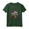 Donna Duel Flag Design Swaziland e Cittadino Americano Maglietta con Collo a V - Orgoglio Nazionale e Bandiera Calcio - Ideale come Regalo Souvenir