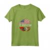 Donna Duel Flag Design Swaziland e Cittadino Americano Maglietta con Collo a V - Orgoglio Nazionale e Bandiera Calcio - Ideale come Regalo Souvenir