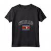Donna Bandiera Swaziland Orgoglioso Swazi Maglietta con Collo a V - Ideale per Mostrare Amore e Orgoglio per lo Swaziland - Stile Unisex