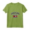 Donna Bandiera Swaziland Orgoglioso Swazi Maglietta con Collo a V - Ideale per Mostrare Amore e Orgoglio per lo Swaziland - Stile Unisex