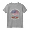 Bandiera Americana Sollevata con Radici dello Swaziland - Maglietta Patriottica Swazi American Roots for Men Women and Kids - Ideale per Festività Nazionali