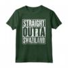 Straight Outta Swaziland Vintage Distressed Maglietta - Ideale Regalo per Viaggiatori Orgogliosi dello Swaziland - Acquista Online
