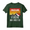 Lo Swaziland sta chiamando e devo andare Maglietta - Design Vintage Retro Tramonto - Regalo per Amanti dei Viaggi