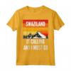 Lo Swaziland sta chiamando e devo andare Maglietta - Design Vintage Retro Tramonto - Regalo per Amanti dei Viaggi