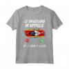 Bandiera dello Swaziland - Appelle et Je Dois Partir Swaziland Maglietta - Ideale per Viaggiatori e Amanti del Calcio
