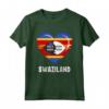 Camicia Bandiera Swaziland | Swazi Maglietta - Cuore dello Swaziland - Souvenir per Uomo, Donna o Bambino