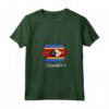 Donna Swaziland Bandiera dello Swazi Maglietta con Collo a V - Orgoglioso di essere Swazi - Idea Regalo per Coloro con Radici Swazi