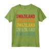 Swaziland Rainbow Text Design - Maglietta del Paese dello Swaziland - Mostra il tuo Orgoglio Swazi!