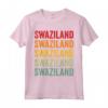 Swaziland Rainbow Text Design - Maglietta del Paese dello Swaziland - Mostra il tuo Orgoglio Swazi!