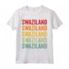 Swaziland Rainbow Text Design - Maglietta del Paese dello Swaziland - Mostra il tuo Orgoglio Swazi!