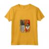 Donna Duel Flag Design Swaziland e Cittadino Americano Maglietta - National Pride T-shirt per Mostrare il Tuo Orgoglio Nazionale e Passione per il Calcio