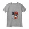 Donna Duel Flag Design Swaziland e Cittadino Americano Maglietta - National Pride T-shirt per Mostrare il Tuo Orgoglio Nazionale e Passione per il Calcio