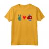 Peace Love Swaziland Mappa Bandiera Eswatini Pride Roots Maglietta - Ideale Regalo per Uomini e Donne - Leggera e Taglio Classico