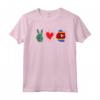 Peace Love Swaziland Mappa Bandiera Eswatini Pride Roots Maglietta - Ideale Regalo per Uomini e Donne - Leggera e Taglio Classico
