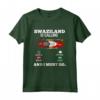 Lo Swaziland Chiama Maglietta - HapTiger Leggera - Ideale come Souvenir dallo Swaziland