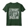 Swaziland - Direttamente dallo Swaziland Maglietta Straight Outta Swaziland - Ideale come Regalo o Souvenir per Mostrare il Tuo Orgoglio