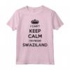 Non riesco a mantenere la calma, vengo dal paese dello Swaziland - Maglietta divertente per uomini, donne e famiglia - Ideale per compleanno, Natale e viaggi