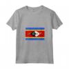 Donna Swaziland T-shirt - Swazi Tee Flag Souvenir Regalo - Maglietta con Collo a V - Orgoglio Nazionale - Ideale per Calcio e Patrioti