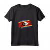 Donna Swaziland Bandiera dello Swazi Maglietta con Collo a V - Ideale come Regalo per le Tue Radici Swazi