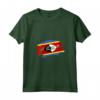 Donna Swaziland Bandiera dello Swazi Maglietta con Collo a V - Ideale come Regalo per le Tue Radici Swazi