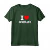 I Love Swaziland - Camicia a Cuore Swaziland Maglietta - Ideale Souvenir Swazi per Mostrare il Tuo Orgoglio!