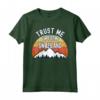Divertente regalo Swaziland - Fidati di me sono dallo Swaziland Maglietta - Design Colorato Vintage Retrò Tramonto Montagna