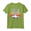 Divertente regalo Swaziland - Fidati di me sono dallo Swaziland Maglietta - Design Colorato Vintage Retrò Tramonto Montagna