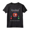 Swaziland Sta Chiamando E Devo Andare Shirt - Maglietta da Viaggio con Bandiera Swaziland - Regalo Unico per gli Appassionati di Viaggi