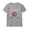 Swaziland Sta Chiamando E Devo Andare Shirt - Maglietta da Viaggio con Bandiera Swaziland - Regalo Unico per gli Appassionati di Viaggi