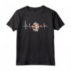 Cuore Beat Design Swaziland Bandiera Maglietta - T-shirt Calcio Orgoglio Nazionale e Souvenir del Swaziland
