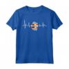 Cuore Beat Design Swaziland Bandiera Maglietta - T-shirt Calcio Orgoglio Nazionale e Souvenir del Swaziland