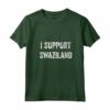 Donna Sostengo lo Swaziland - Maglietta Supporto con Collo a V - Ideale per Attivisti e Sostenitori