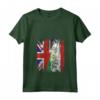 Donna Tagikistan Bandiere del Regno Unito | Radici tagikistane britanniche Maglietta con Collo a V - Orgogliosa Gran Bretagna Roots Tagikistan - Abbigliamento Vintage