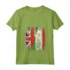 Donna Tagikistan Bandiere del Regno Unito | Radici tagikistane britanniche Maglietta con Collo a V - Orgogliosa Gran Bretagna Roots Tagikistan - Abbigliamento Vintage