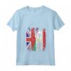 Donna Tagikistan Bandiere del Regno Unito | Radici tagikistane britanniche Maglietta con Collo a V - Orgogliosa Gran Bretagna Roots Tagikistan - Abbigliamento Vintage