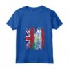 Donna Tagikistan Bandiere del Regno Unito | Radici tagikistane britanniche Maglietta con Collo a V - Orgogliosa Gran Bretagna Roots Tagikistan - Abbigliamento Vintage