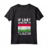 Donna Tagikistan Bandiera Souvenir Maglietta - Se perso mandami in Tagikistan - Ideale per gli amanti del Tagikistan