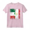 Radici Tagikistane | Mezza Bandiera Italiana | Italia Tagikistan Maglietta - Abbigliamento Patriotico per Tutta la Famiglia