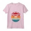 Donna Ho due titoli fratello e tappezziere - Maglietta con Collo a V Vintage Retro Tramonto - Regalo divertente per Tappezziere
