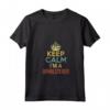 Donna Keep Calm I'm A Tappezziere Maglietta con Collo a V - Regalo Compleanno o Natale per Tappezziere Appassionato