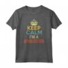 Keep Calm I'm A Tappezziere - Maglietta per Regalo di Compleanno o Natale per Appassionati del Lavoro