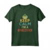 Keep Calm I'm A Tappezziere - Maglietta per Regalo di Compleanno o Natale per Appassionati del Lavoro